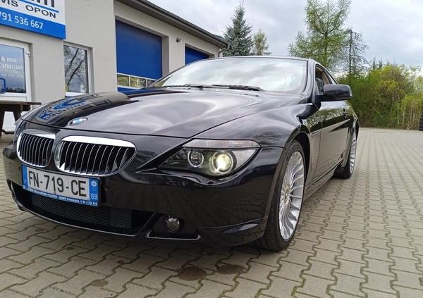 BMW Seria 6 cena 64999 przebieg: 75000, rok produkcji 2007 z Pobiedziska małe 466